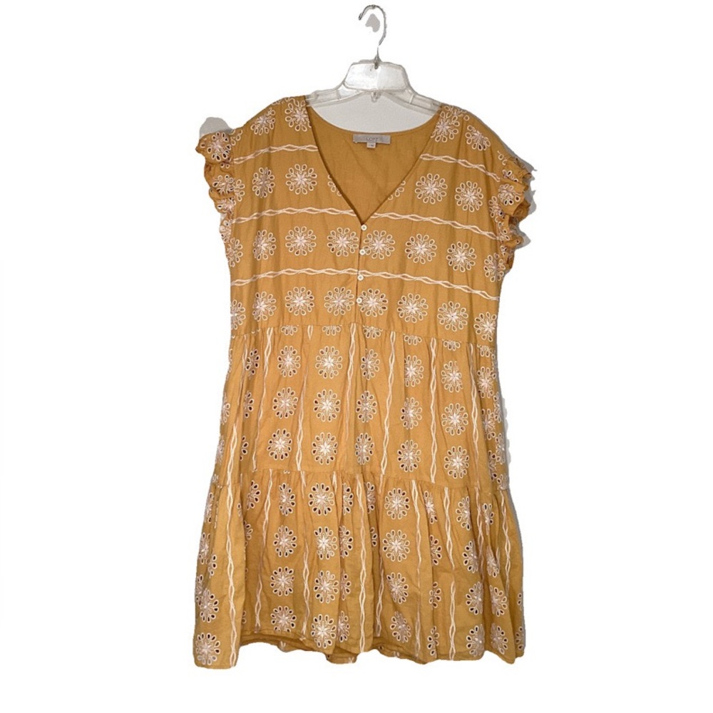 LOFT Golden Yellow Dress